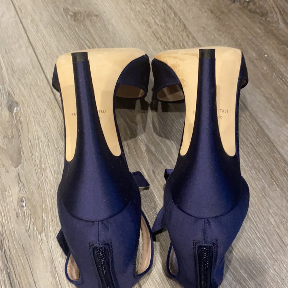 SJP Buckingham Navy blue heels - Picture 5 of 7